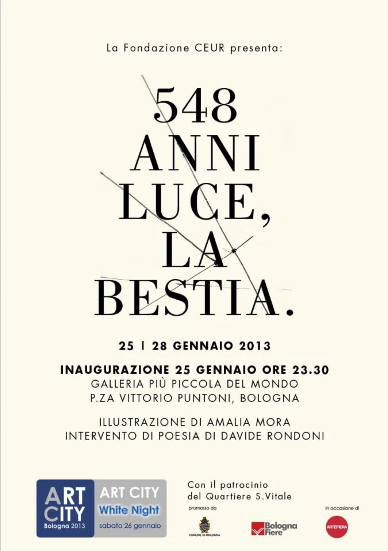 Art City White Night 2013 | 548_anni_luce_la_bestia.